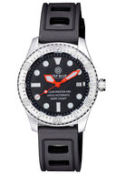 Ocean Master 500 40mm Swiss Automatic Round Hour Marker Orange Hands Strap