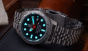Ocean Master 500 40mm Swiss Automatic Round Hour Marker Orange Hands Bracelet