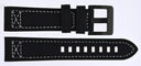Pilots Cross Stitch Leather Strap 20/22/24mm With SS Or PVD Buckle