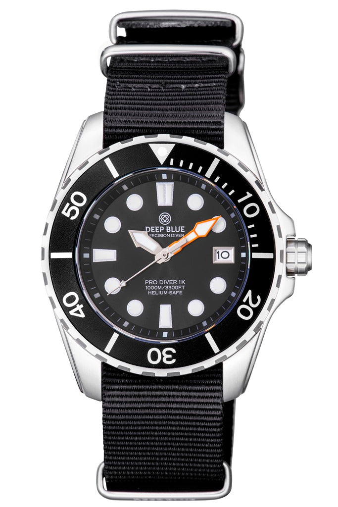 Nylon Solid Black 1 PC Zuto Strap