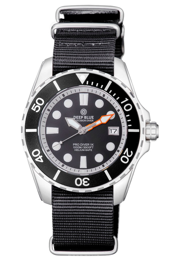 Nylon Solid Black 1 PC Zuto Strap