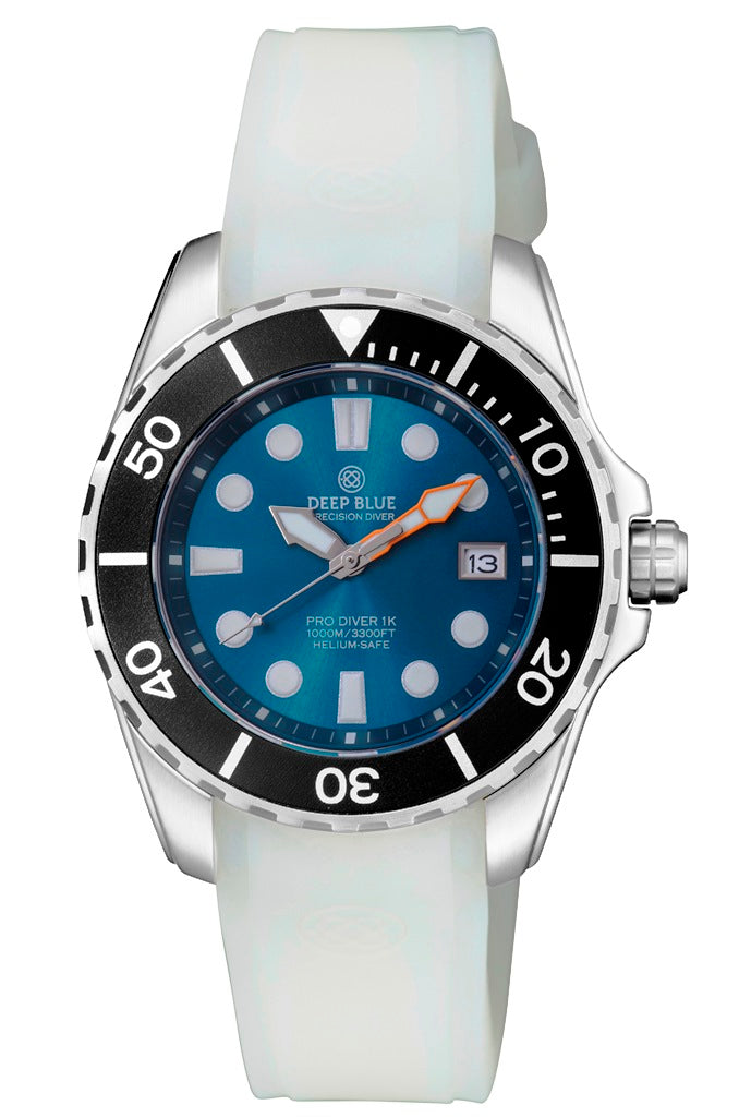 Full Luminous Custom Fit Silicon Strap With Deep Blue Logo