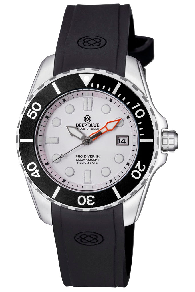 Pro Diver 1000 — All Purpose White | Deep Blue Watches – Deep Blue