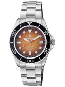Pro Diver 200 — Brown Hydraulic Embossed Bracelet