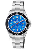 Pro Diver 200 — Cobalt Blue Titanium Bracelet