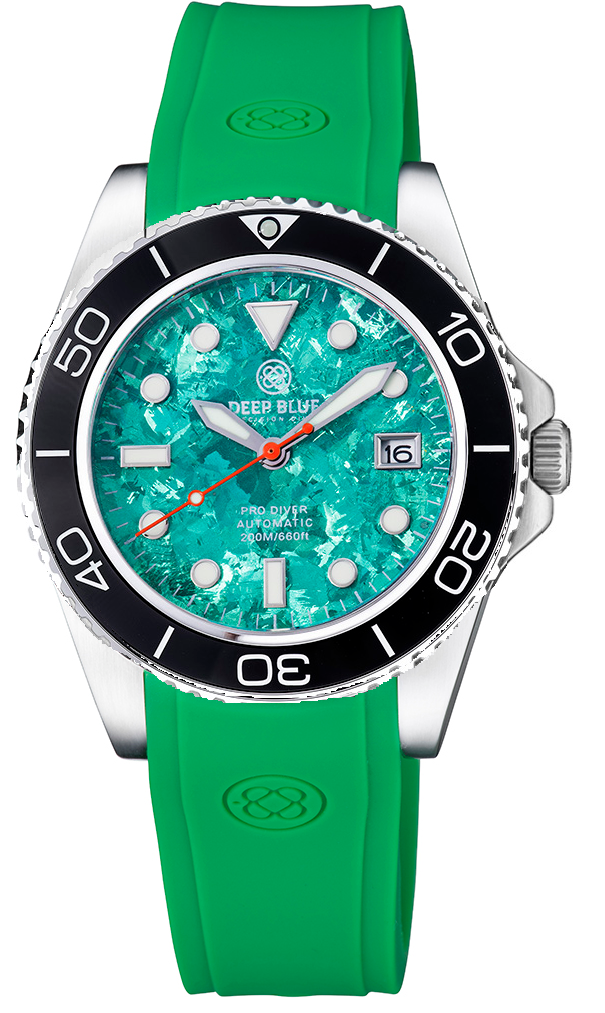 Ship On Custom Fit Green Strap (No Bracelet Provided)