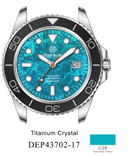 Pro Diver 200 — Deep Jade Titanium Bracelet