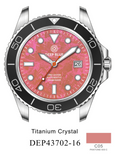 Pro Diver 200 — Dusty Rose Titanium Bracelet