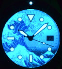 Pro Diver 200 — Kanagawa Wave Full Lume Bracelet