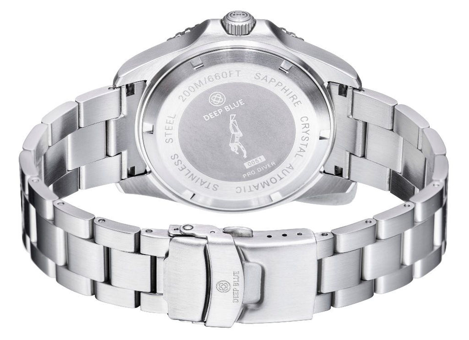 Deep Blue Built In Pro Diver 200 - Dubai Numerals – Deep Blue Dive Watches