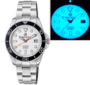 Pro Diver 200 — White Full Lume Bracelet