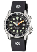 Pro Mil 1000 42mm Automatic Silicon Strap Black Dial