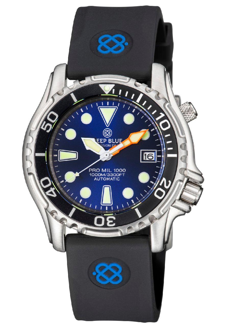 Black Silicon With Blue Deep Blue Logo