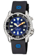 Pro Mil 1000 42mm Automatic Silicon Strap Blue Dial