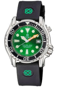 Pro Mil 1000 42mm Automatic Silicon Strap Green Dial