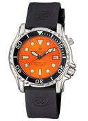 Pro Mil 1000 42mm Automatic Silicon Strap Orange Dial