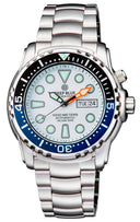 Memoral Day Sale Pro Sea Diver 1000m Bracelet Black/blue 15 30 45 Bezel – White Dial