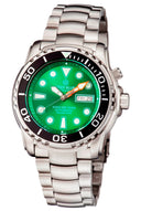 Pro Sea Diver 1000m Bracelet Ceramic Black Bezel Green Sunray Dial