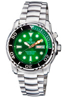 Pro Sea Diver 1000m Bracelet Quarter Green/ Black Bezel Sunray Green Dial