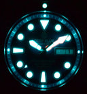 Pro Sea Diver 1000 — Black White Orange Indices Bracelet