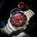 Pro Sea Diver 1000m Bracelet Black Ceramic Bezel Red Dial
