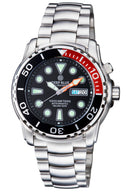 Pro Sea Diver 1000m Bracelet Red/ Black Bezel – Black Dial