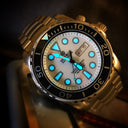 Pro Sea Diver 1000 — Black White Gloss Bracelet