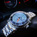 Pro Sea Diver 1000 — Black White Gloss Bracelet