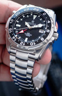 Pro Sea Diver 1000m Expedtion GMT Automatic Ceramic Bezel Bracelet Black Dial