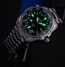 Pro Sea Diver 1000m Expedtion GMT Automatic Ceramic Bezel Bracelet Black Dial