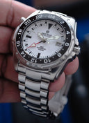 Pro Sea Diver 1000m Expedtion GMT Automatic Ceramic Bezel Bracelet White Dial