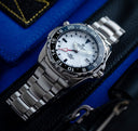 Pro Sea Diver 1000m Expedtion GMT Automatic Ceramic Bezel Bracelet White Dial