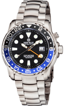 Pro Sea Diver 1000m GMT Automatic Black/blue Bezel Black Dial Bracelet