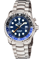 Pro Sea Diver 1000m GMT Automatic Black/blue Bezel Blue Dial Bracelet