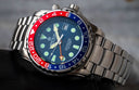 Pro Sea Diver 1000M GMT Automatic Red/Blue Bezel Blue Dial Bracelet