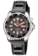 Pro Tac 1000m Automatic Diver Black Bezel -black Dial