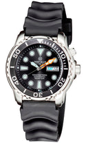 Pro Tac 1000m Automatic Diver Black Bezel -black Dial