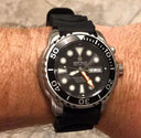 Pro Tac 1000m Automatic Diver Black Bezel -black Dial