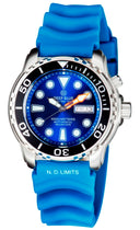 Pro Tac 1000M Automatic Diver Black Bezel - Blue Dial