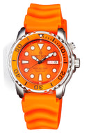Pro Tac 1000m Automatic Diver Orange Bezel - Orange Dial