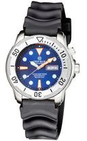 Pro Tac 1000m Automatic Diver- Silver Bezel Blue Dial