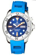Pro Tac 1000m Automatic Diver- Silver Bezel Blue Dial
