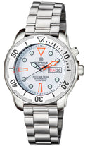 Pro Tac 1000m Automatic Diver- Silver Bezel White Dial