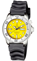 Pro Tac 1000m Automatic Diver- Silver Bezel Yellow Dial