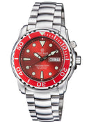 Pro Tac Diver 1000m Automatic Red Bezel Red Dial