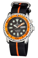Pro Tac Diver 1000m Automatic Orange Bezel Black Dial