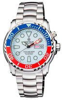 Pro Sea Diver 1000m Automatic Blue/red Bezel 20 30 40 White Dial Bracelet