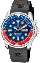 Pro Tac Diver 1000M Automatic Blue/Red Bezel Blue Dial 15 30 45