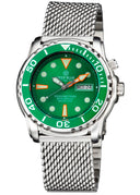 Pro Tac Diver 1000m Automatic Green Bezel Green Dial