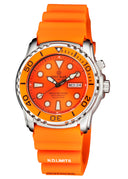 Pro Tac Diver 1000m Automatic Orange Bezel Orange Dial